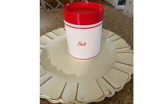 Vintage Italian Salt Jar